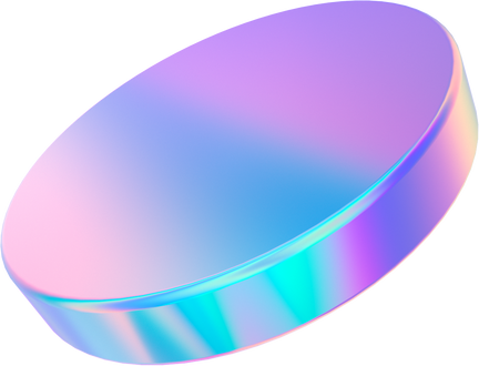 3D Gradients Oversaturated Rainbow Color