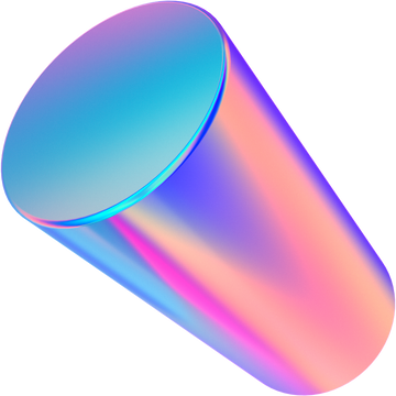 3D Gradients Oversaturated Rainbow Color